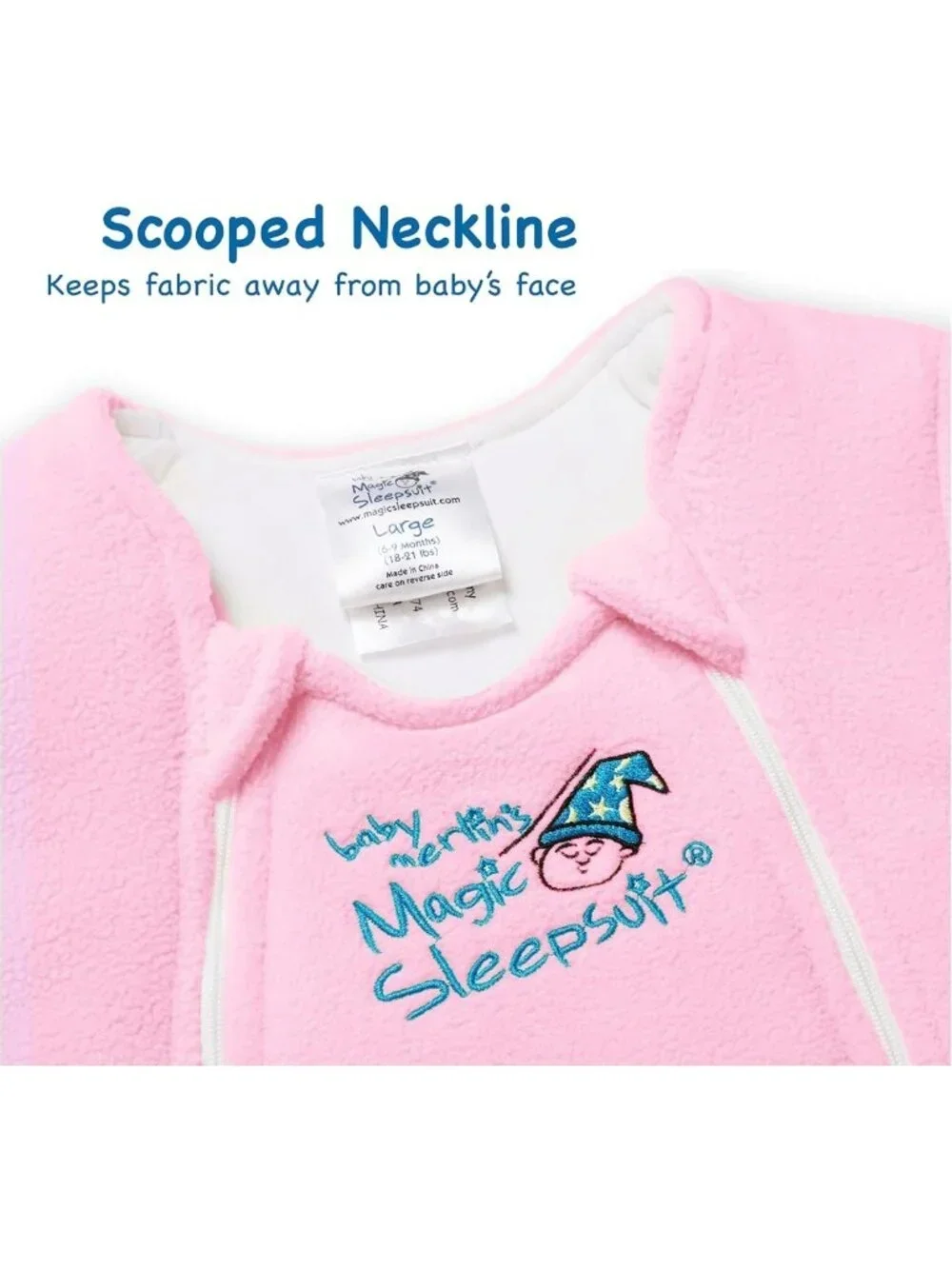 Cozy Microfleece Baby Sleepsuit | Swaddle Transition for Better Sleep